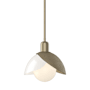 Hubbardton Forge Brooklyn 10" Wide Mini Pendant Soft Gold