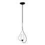 Hubbardton Forge Flora 8" Wide Mini Pendant Bronze