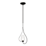 Hubbardton Forge Flora 8" Wide Mini Pendant Natural Iron