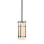 Hubbardton Forge Paralline 6" Wide Mini Pendant with Customizable Glass Shade Dark Smoke