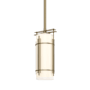 Hubbardton Forge Paralline 6" Wide Mini Pendant with Customizable Glass Shade Soft Gold