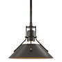Hubbardton Forge Henry 10" Wide Mini Pendant Bronze / Bronze