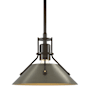 Hubbardton Forge Henry 10" Wide Mini Pendant Bronze / Soft Gold