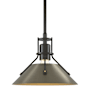 Hubbardton Forge Henry 10" Wide Mini Pendant Dark Smoke / Soft Gold