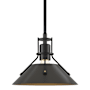 Hubbardton Forge Henry 10" Wide Mini Pendant Black / Oil Rubbed Bronze