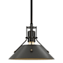Hubbardton Forge Henry 10" Wide Mini Pendant Oil Rubbed Bronze / Dark Smoke
