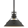 Hubbardton Forge Henry 10" Wide Mini Pendant Oil Rubbed Bronze / Natural Iron