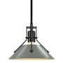 Hubbardton Forge Henry 10" Wide Mini Pendant Oil Rubbed Bronze / Vintage Platinum