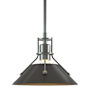 Hubbardton Forge Henry 10" Wide Mini Pendant Vintage Platinum / Oil Rubbed Bronze