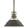 Hubbardton Forge Henry 10" Wide Mini Pendant Soft Gold / Dark Smoke