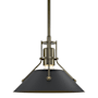 Hubbardton Forge Henry 10" Wide Mini Pendant Soft Gold / Black