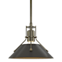 Hubbardton Forge Henry 10" Wide Mini Pendant Soft Gold / Oil Rubbed Bronze