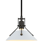 Hubbardton Forge Henry 10" Wide Mini Pendant Oil Rubbed Bronze / White