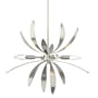 Hubbardton Forge Dahlia 4 Light 22" Wide Taper Candle Pendant Sterling