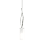 Hubbardton Forge Brindille 4" Wide Mini Pendant Sterling