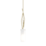 Hubbardton Forge Brindille 4" Wide Mini Pendant Modern Brass