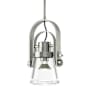 Hubbardton Forge Erlenmeyer 9" Wide Mini Pendant Sterling