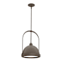 Hubbardton Forge Atlas 14" Wide Pendant Bronze / Bronze