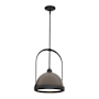 Hubbardton Forge Atlas 14" Wide Pendant Black / Bronze