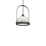Hubbardton Forge Atlas 14" Wide Pendant Oil Rubbed Bronze / Sterling