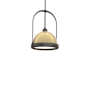 Hubbardton Forge Atlas 14" Wide Pendant Oil Rubbed Bronze / Modern Brass