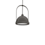 Hubbardton Forge Atlas 14" Wide Pendant Natural Iron / Oil Rubbed Bronze