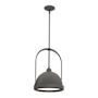 Hubbardton Forge Atlas 14" Wide Pendant Natural Iron / Natural Iron
