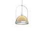 Hubbardton Forge Atlas 14" Wide Pendant Vintage Platinum / Modern Brass