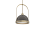 Hubbardton Forge Atlas 14" Wide Pendant Soft Gold / Oil Rubbed Bronze