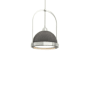 Hubbardton Forge Atlas 14" Wide Pendant Sterling / Natural Iron