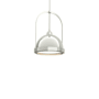 Hubbardton Forge Atlas 14" Wide Pendant Sterling / Sterling