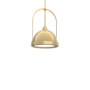 Hubbardton Forge Atlas 14" Wide Pendant Modern Brass / Modern Brass