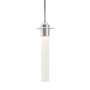 Hubbardton Forge Airis 4" Wide Mini Pendant Vintage Platinum / Seeded Clear