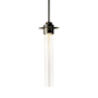 Hubbardton Forge Airis 5" Wide Mini Pendant Bronze / Seeded Clear
