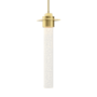 Hubbardton Forge Airis 5" Wide Mini Pendant Modern Brass