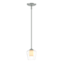 Hubbardton Forge Simple Lines 5" Wide Mini Pendant Vintage Platinum