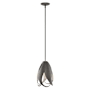Hubbardton Forge Pental 9" Wide Mini Pendant Black