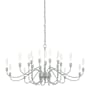 Hubbardton Forge Lisse 20 Light 44" Wide Chandelier Vintage Platinum