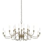 Hubbardton Forge Lisse 20 Light 44" Wide Chandelier Soft Gold