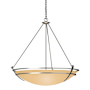 Hubbardton Forge Tryne 3 Light 36" Wide Pendant Vintage Platinum / Sand