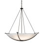 Hubbardton Forge Compass 3 Light 35" Wide Pendant Bronze / Opal