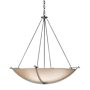 Hubbardton Forge Compass 3 Light 35" Wide Pendant Vintage Platinum / Sand