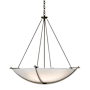 Hubbardton Forge Compass 3 Light 35" Wide Pendant Soft Gold / Opal