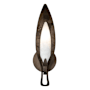 Hubbardton Forge Parasol 19" Tall Wall Sconce Dark Smoke / White Art