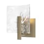 Hubbardton Forge Arc 8" Tall Bathroom Sconce Soft Gold