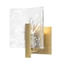 Hubbardton Forge Arc 8" Tall Bathroom Sconce Modern Brass