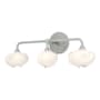 Hubbardton Forge Ume 3 Light 10" Tall Wall Sconce Vintage Platinum / Sterling
