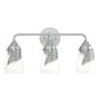 Hubbardton Forge Lapas 3 Light 12" Tall Wall Sconce Vintage Platinum / Opal