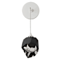Hubbardton Forge Chrysalis 9" Tall Wall Sconce White / Black