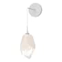 Hubbardton Forge Chrysalis 12" Tall Wall Sconce White / White / Clear